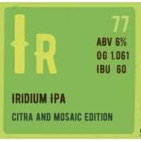 Nuclear Brewery Iridium Citra and Mosaic Edition