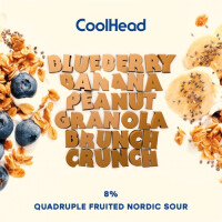 CoolHead Brew Blueberry Banana Peanut Granola Brunch Crunch