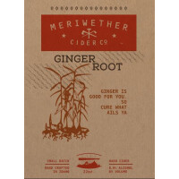 Meriwether Cider Company Ginger Root Cider