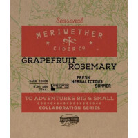 Meriwether Cider Company Grapefruit Rosemary