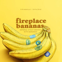 Trillium Brewing Company Fireplace Bananas