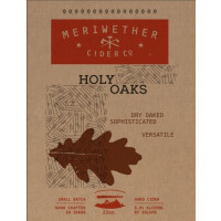 Meriwether Cider Company Holy Oaks Cider