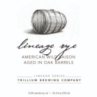 Trillium Brewing Company Lineage Rye