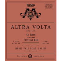 Fox Farm Brewery Altra Volta - Gin