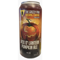 The Grizzly Paw Brewing Company Jack O' Lantern Pumpkin Ale