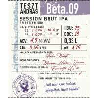 Szent András Sörfőzde TesztAndrás Beta.09