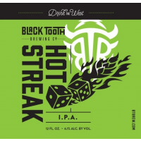 Black Tooth Brewing Company Hot Streak IPA