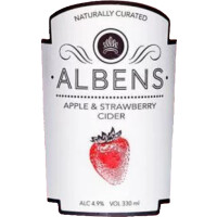 Albens Cider Factory Apple Strawberry Cider