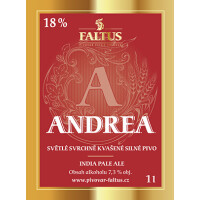 Minipivovar Faltus Andrea 18% IPA