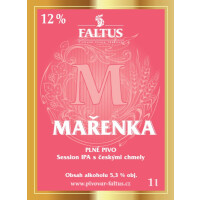 Minipivovar Faltus Mařenka 12% Session IPA