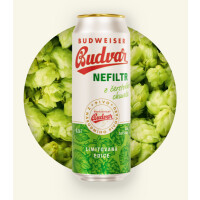Budějovický Budvar (Budweiser) Nefiltr z čerstvého chmele (Nefiltrovaná radost)