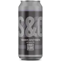 Steel & Oak Brewing Towers and Trains
