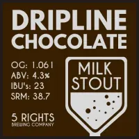 5 Rights Brewing Company Dripline Chocolate Milk Stout