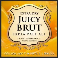 5 Rights Brewing Company Juicy Brut IPA