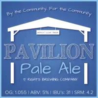 5 Rights Brewing Company Pavilion Pale Ale