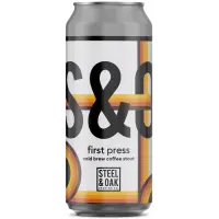 Steel & Oak Brewing First Press Cold Brew Coffee Stout