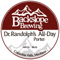 Backslope Brewing Dr. Randolph All Day Porter