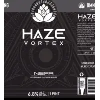 Omnium Brewing Haze Vortex