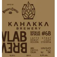 Kahakka Brewery Brewlab #6B (Latte Stout Roast: Light Region)