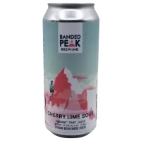 Banded Peak Brewing Above the Summit Cherry Lime Sour