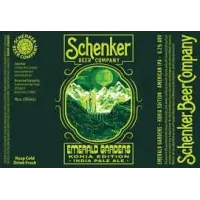 Schenker Beer Company Emerald Gardens: Kohia Edition