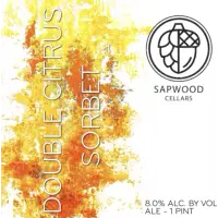 Sapwood Cellars Brewery Double Citrus Sorbet