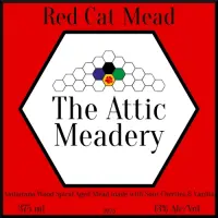 The Attic Meadery Red Cat Mead - Amburana Wood Spiral Aged