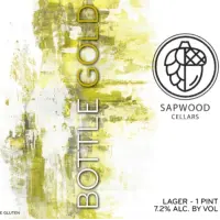 Sapwood Cellars Brewery Bottle Gold