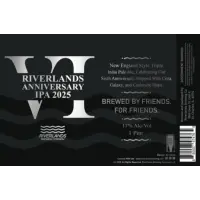 Riverlands Brewing Company Anniversary IPA (2025)