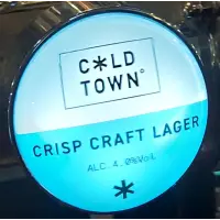 Cold Town Beer Crisp Craft Lager