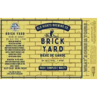 Old Hights Brewing Company Brickyard Biere De Garde