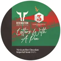 Rivington Brewing Company Letters With A Pen