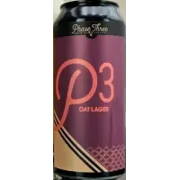 Phase Three Brewing Company P3 Oat Lager
