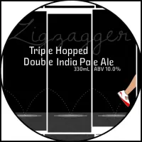 Baguio Craft Brewery Zigzagger Triple Hopped Double IPA