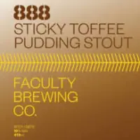 Faculty Brewing 888 Sticky Toffee Pudding Stout