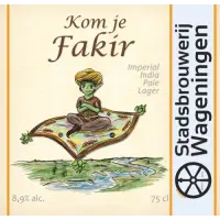 Stadsbrouwerij Wageningen Kom Je Fakir