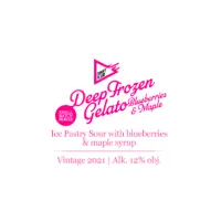 Funky Fluid Deep Frozen Gelato: Blueberries & Maple
