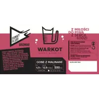 Warkot Gose z Malinami