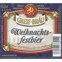 Brauerei Josef Greif Weihnachtsfestbier