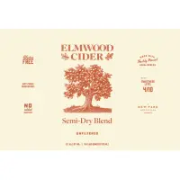 New Park Brewing Elmwood Cider: Semi Dry