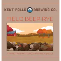 Kent Falls Brewing Field Beer Saison (Batch 6 - Rye)