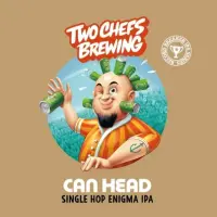 Two Chefs Brewing Can Head