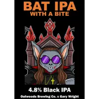 Outwoods Brewing Bat IPA With A Bite