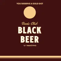 Gold Dot Beer Book Club Black Beer