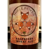 Three Foxes Craft Beer Raspberry Wheat Beer