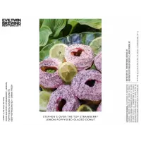 Evil Twin Brewing NYC Stephen's Over-the-Top Strawberry Lemon Poppyseed Glazed Donut