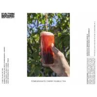 Evil Twin Brewing NYC Pomegranate Cherry Bubble Tea
