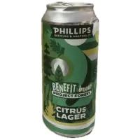 Phillips Brewing and Malting Co. Benefit Brew Citrus Lager