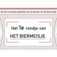 Het Biermeisje Het 1e Rondje van het Biermeisje