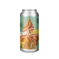 Cerveza Malandar Swirl Sour: Strawberry + Mango Ice Cream